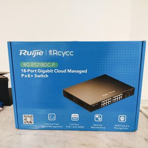Switch reyee adminis smart cloud 18 puertos poe 10/100/1000 mbps 2