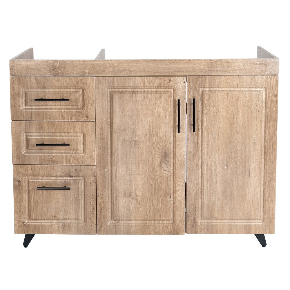Kit Mueble Lavaplatos Wood Izquierdo Domsa (incluye Desagüe Con Sifón) 100x50x90cm image number 0.0