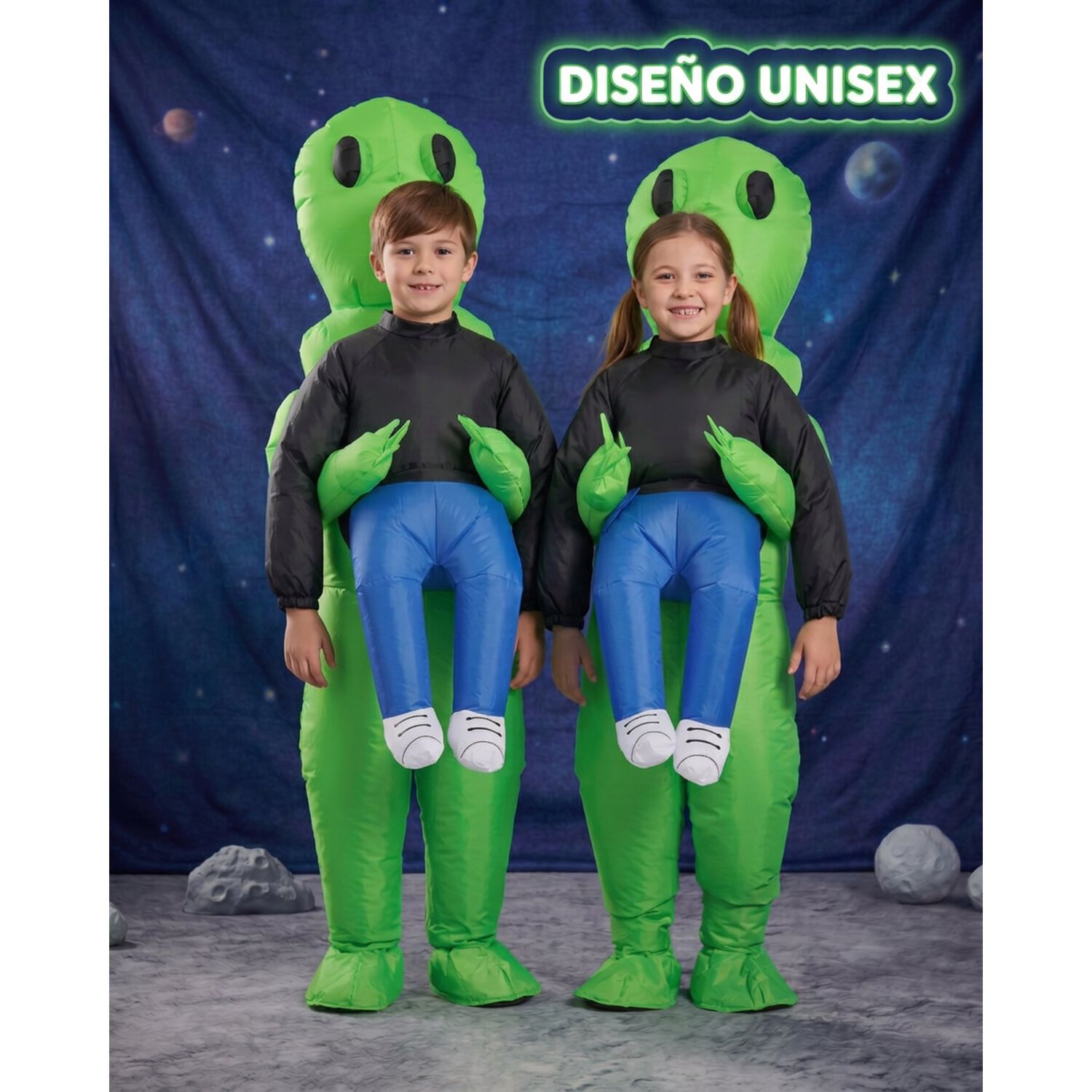 Disfraz Inflable Marciano Para Ni&ntilde;os image number 4.0