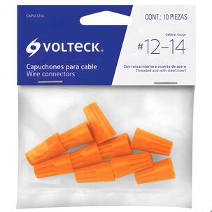 Conectores Conicos Para Cable 12-14awg - Volteck