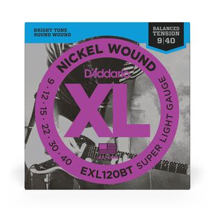 Set Cuerdas Guitarra El&eacute;ctrica 09-40 Exl120bt Daddario