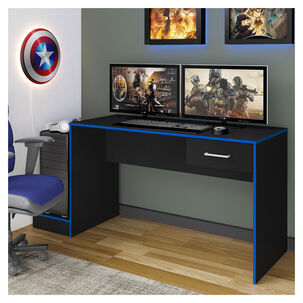 Escritorio Gamer Negro-azul