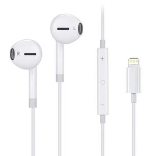 Aud&iacute;fonos Con Cable Compatible Para Iphone Ligthining 8 Pines