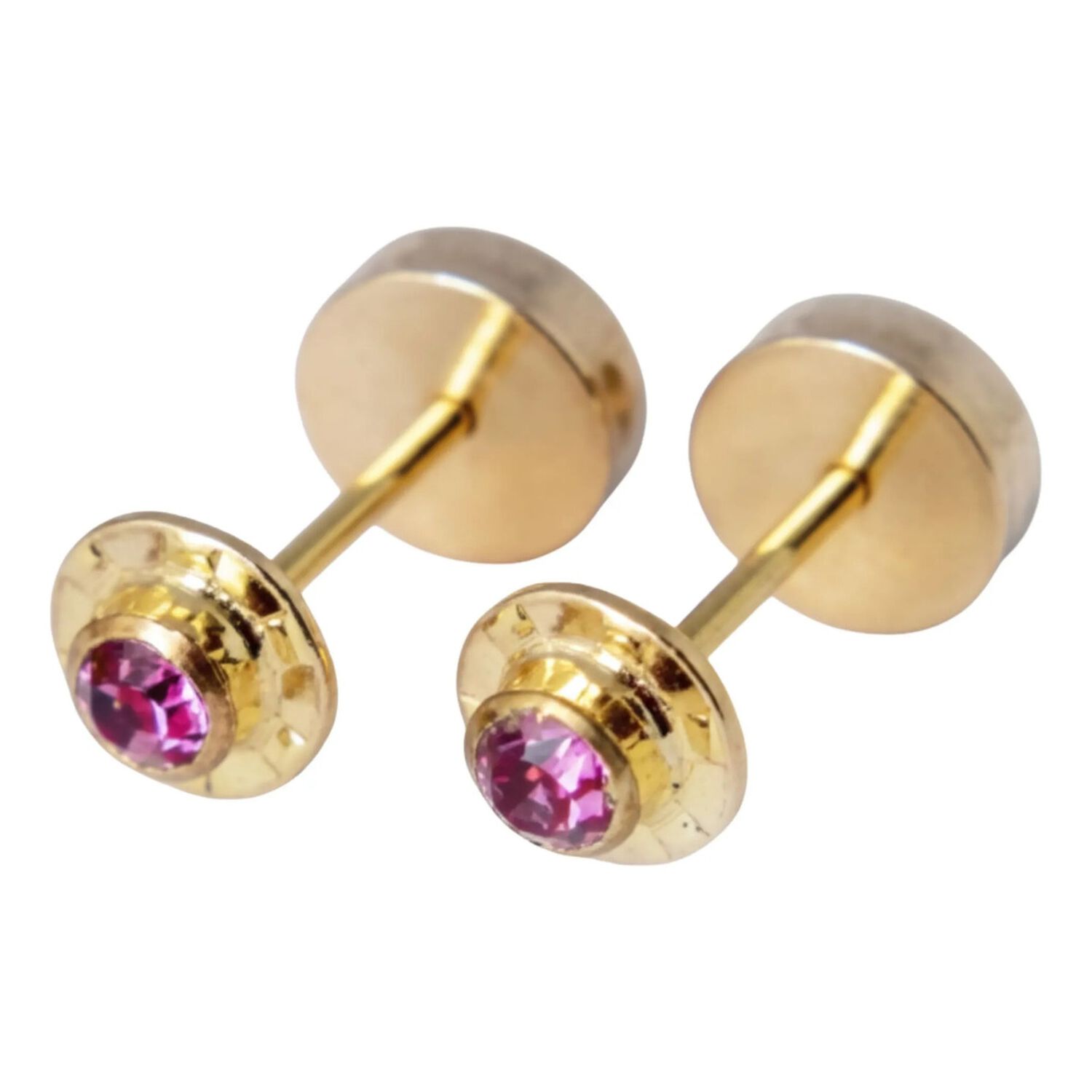 Aros Abridores Chat&oacute;n Circ&oacute;n 4mm N1 Oro 14k Beb&eacute; image number 11.0