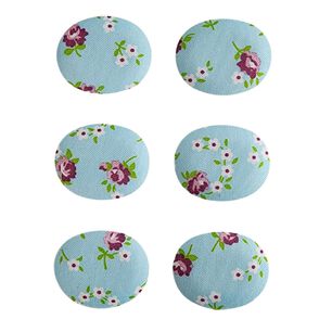 Cojin Almohadilla Para Talon Acolchado Espolon Flor Celeste