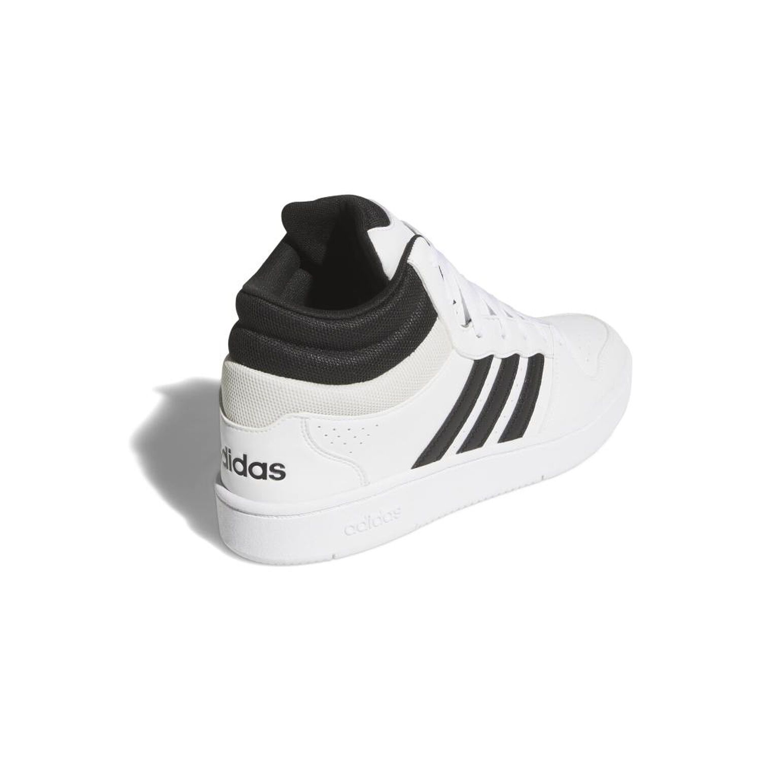 Zapatilla Basketball Unisex Adidas Hoops Mid Classic Blanco image number 3.0