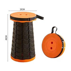 Taburete Plegable Port&aacute;til De Pl&aacute;stico Retr&aacute;ctil
