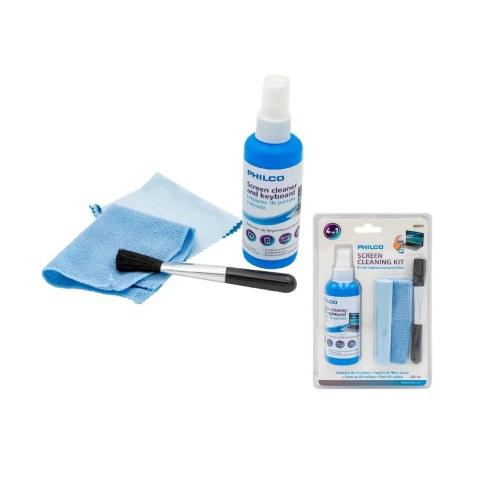 Kit Set Limpia Pantallas Liq Philco Notebook Pc 4en1 Philco image number 0.0