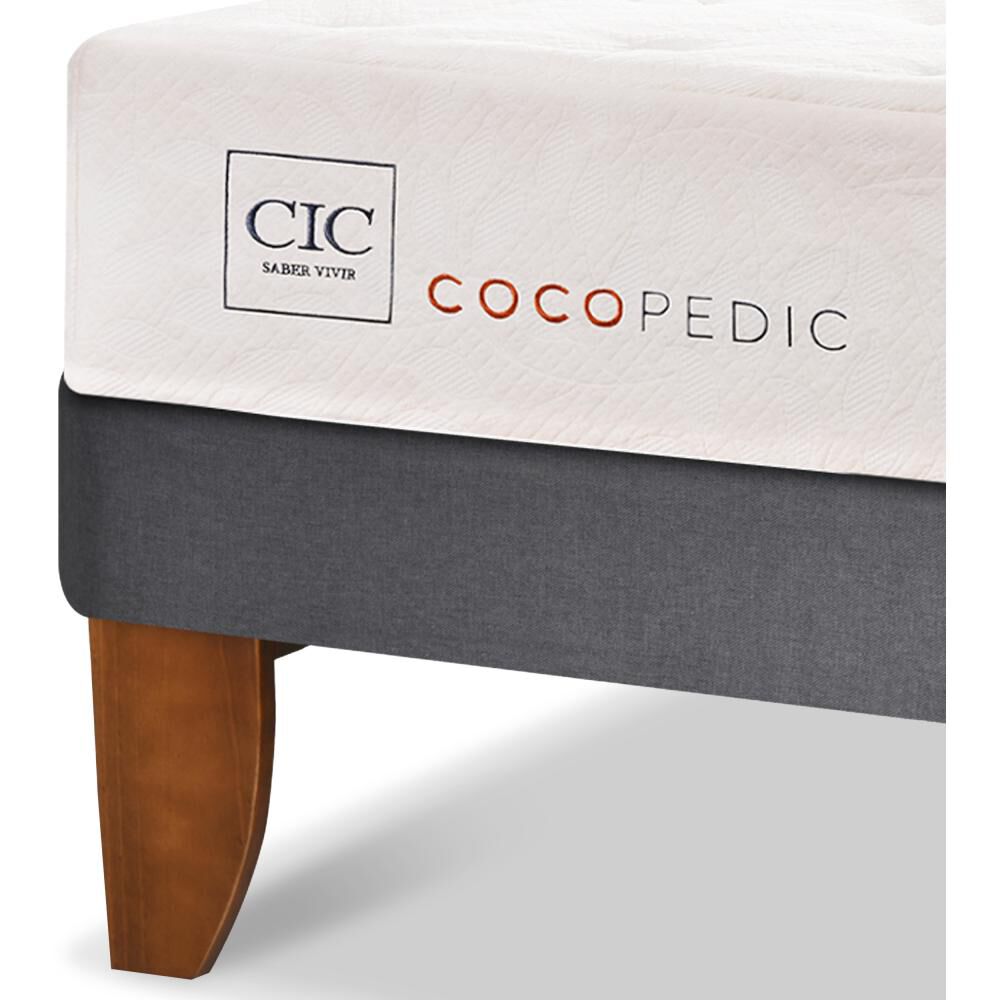 Cama Europea Cic Cocopedic / King / Base Dividida + Respaldo image number 8.0