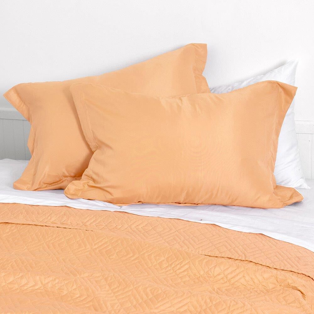 Cubrecama Quilt Cordoba Liso 2 Plazas Peach image number 2.0