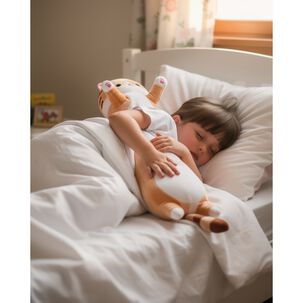 Peluche Almohada Gatito Largo Gato Kawai Grande