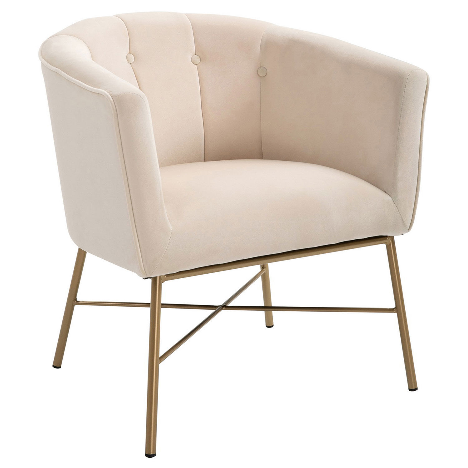 Poltrona Sitial Terciopelo Navona Beige image number 0.0
