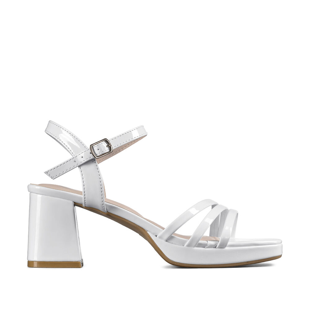 Sandaliataco Grueso Simil Charol Mujer Weide You531 image number 0.0