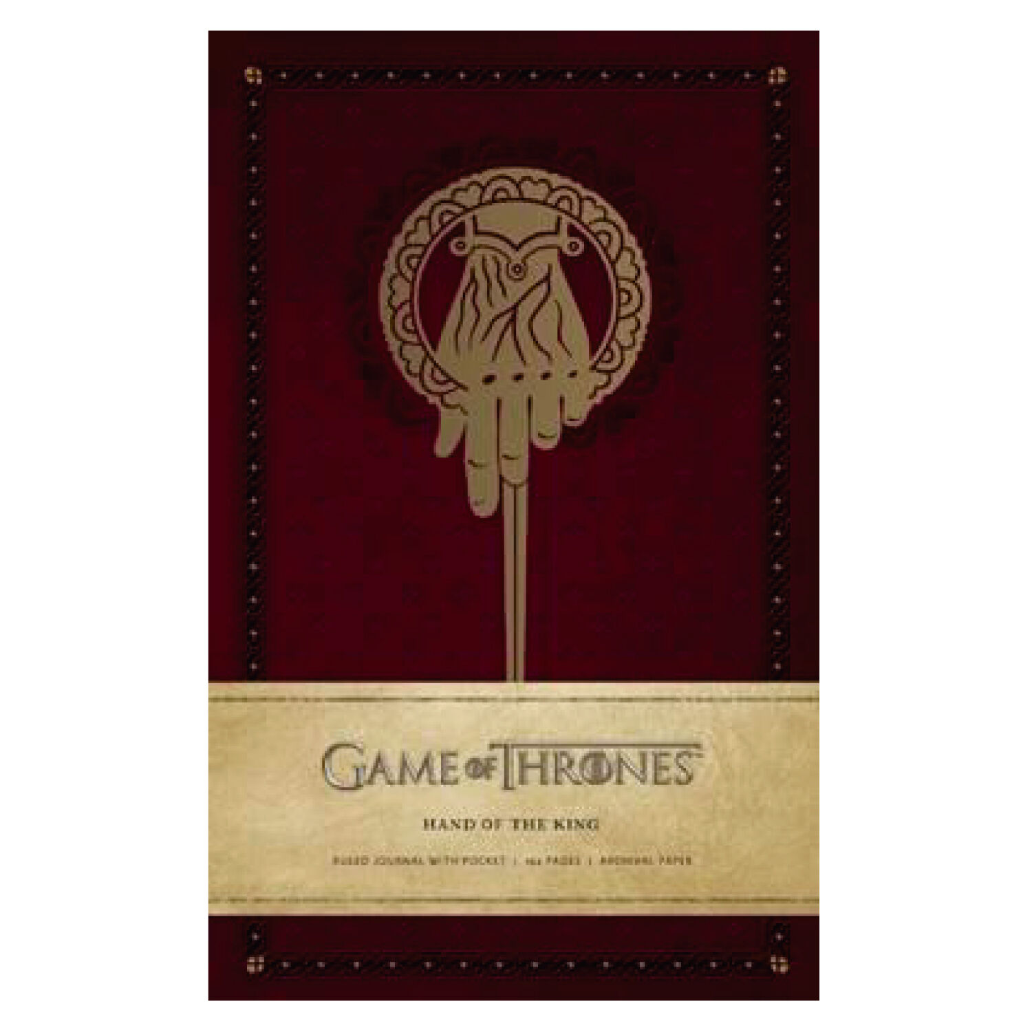 Game Of Thrones Libreta Hand Of The King Mediana Tapa Dura image number 0.0