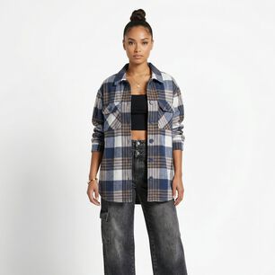 Camisa Le&ntilde;adora Mujer Oversize - Shacket