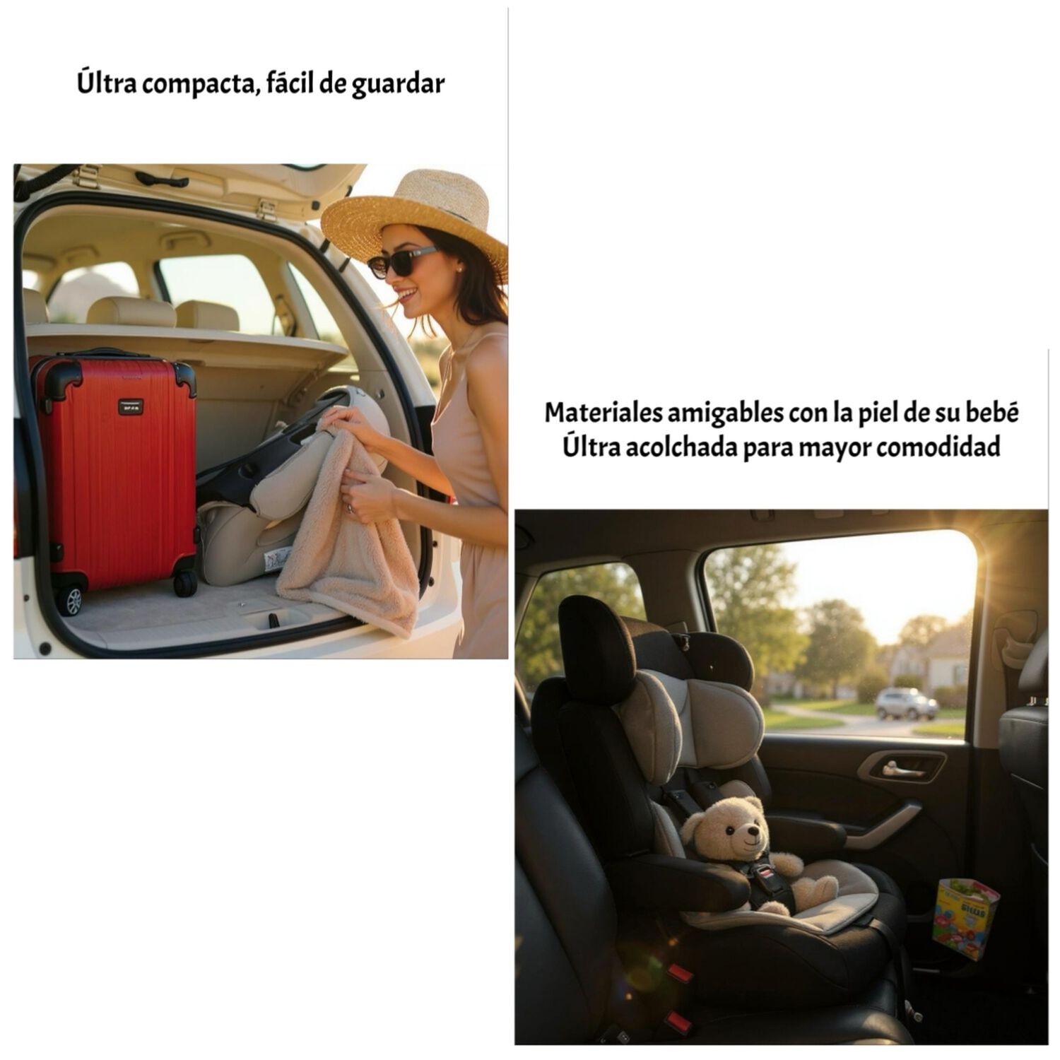 Silla De Auto Butaca 9-36kg 12 A&ntilde;os Gris Ra-e Lubabycas image number 7.0