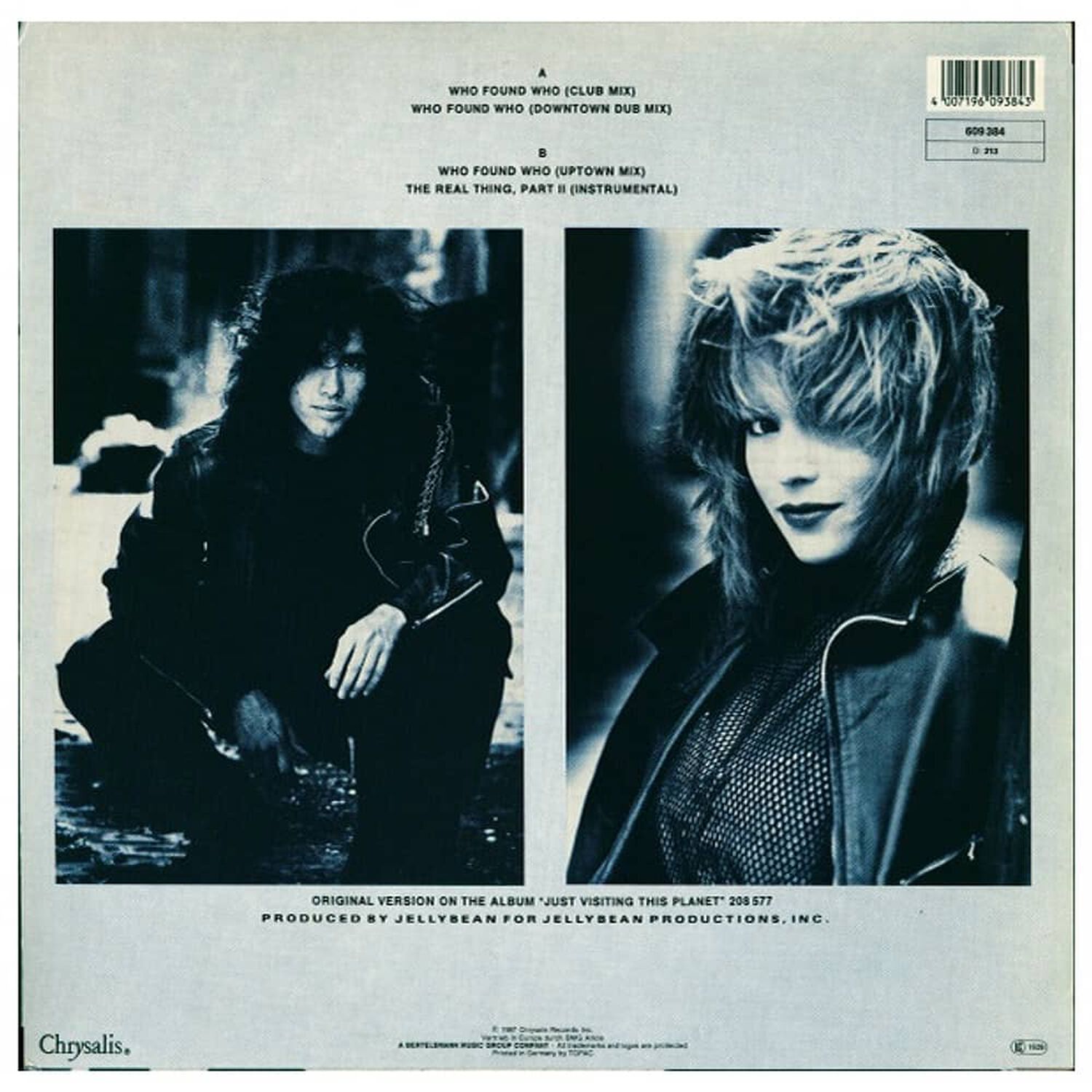 Jellybean Ft. Elisa Fiorillo - Who Found Who | 12" Maxi Single Usado image number 1.0