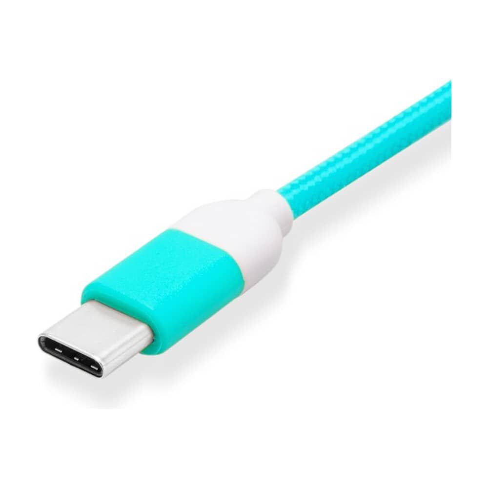 Cable De Datos Type-c Reforzado 1m Pantone Androidauto Green image number 0.0