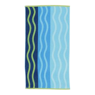 Toalla De Playa Casaideal Ondas / 80 X 160 Cm