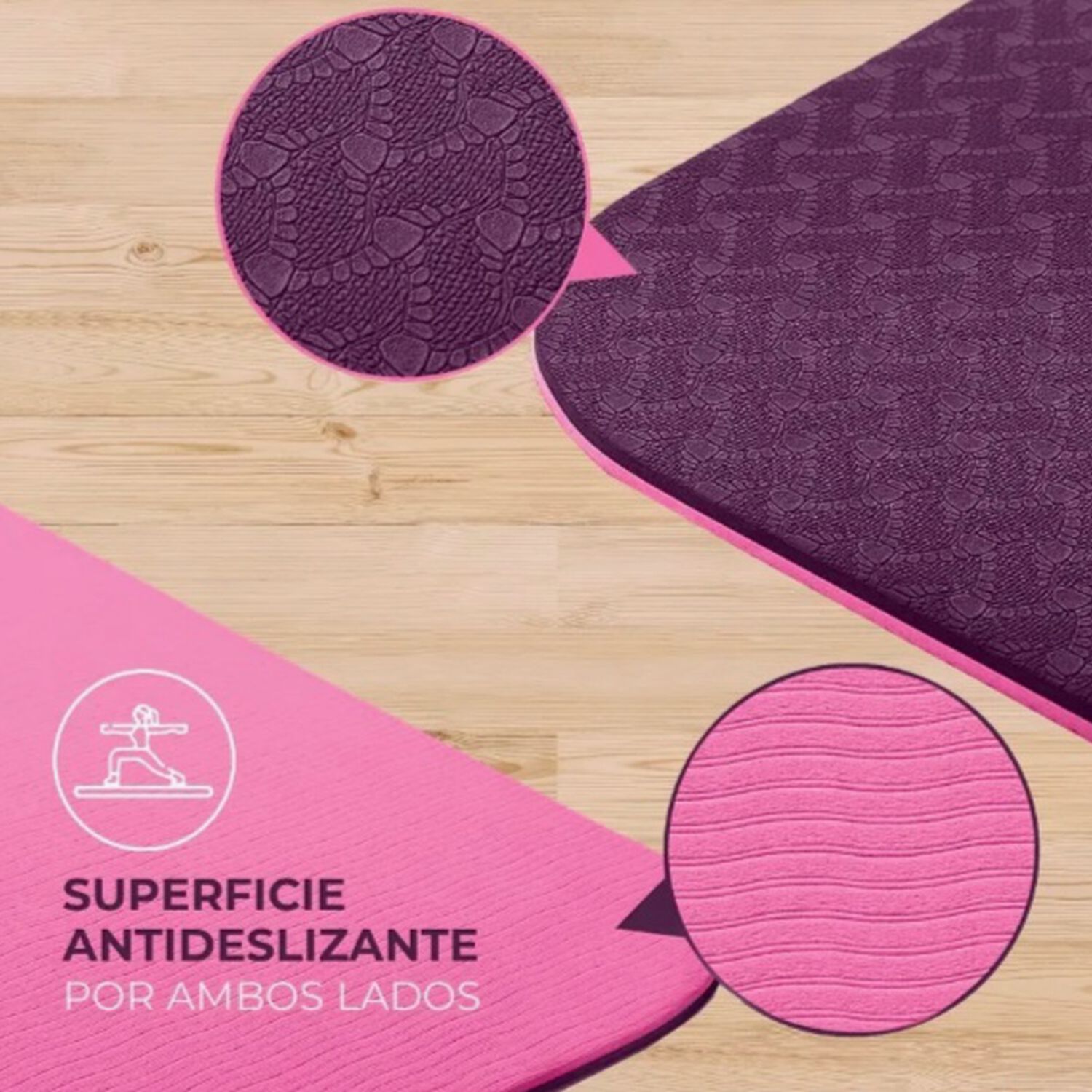 Mat Yoga Doble Color image number 1.0