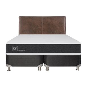 Box Spring Cic Ortopedic / King / Base Dividida + Respaldo