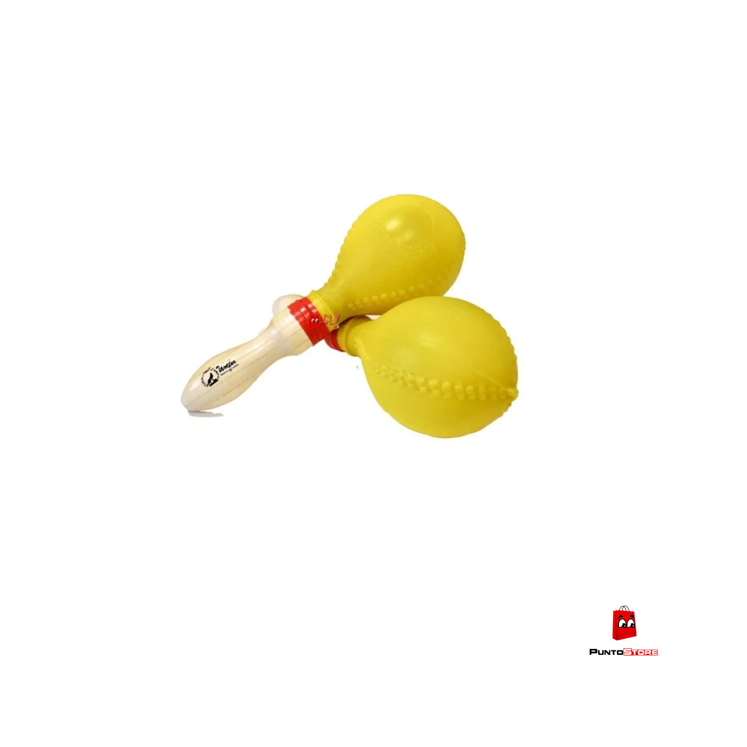 Par De Sonoras 10cms Mango Madera Wolfen - Ps image number 1.0