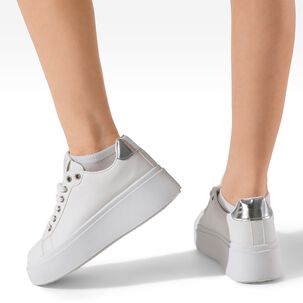 Zapatilla Casual Urbana Plataforma Mujer Weide Lt130b