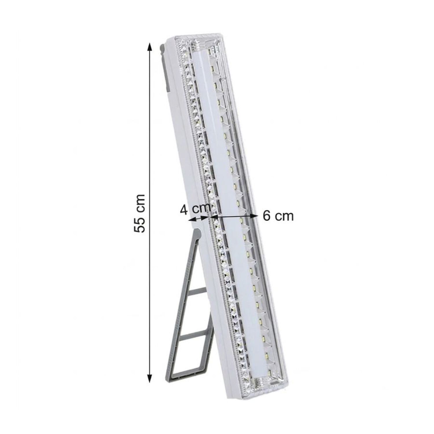 Luz De Emergencia Recargable 90 Led Smd Barra Aostwell 12 Horas image number 5.0
