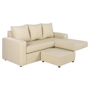 Sof&aacute; Seccional Bodevir Bi-l  + 2 Poufs / 3 Cuerpos
