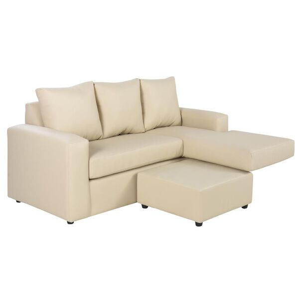 Sof&aacute; Seccional Bodevir Bi-l  + 2 Poufs / 3 Cuerpos