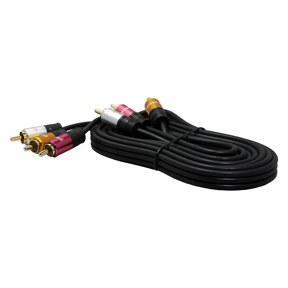 Cable Audio Stereo Video 3 Rca / 3 Rca 2metros image number 1.0