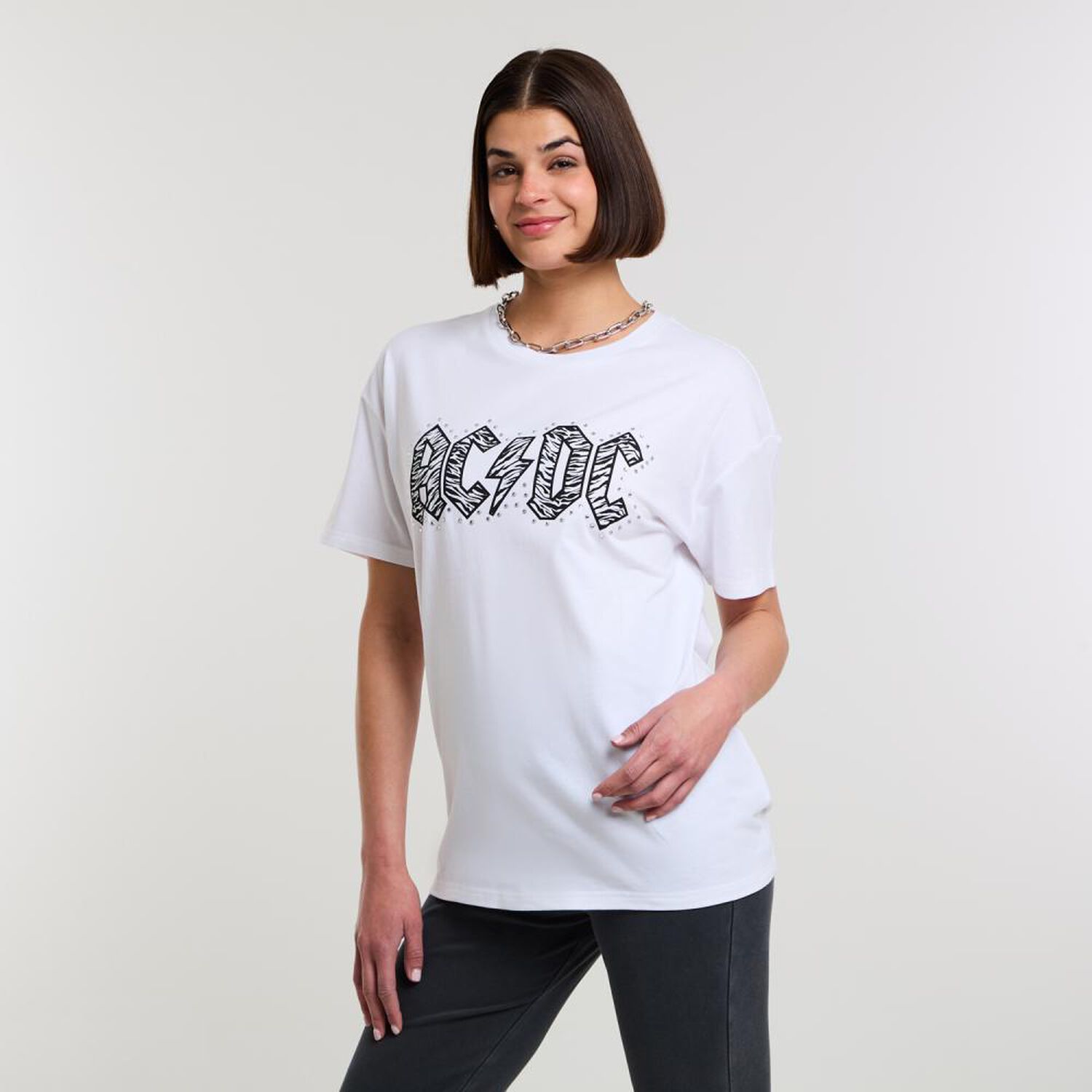 Polera Manga Corta Cuello Redondo Mujer Rolly Go image number 2.0