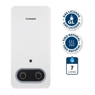 Calefont Junkers Hydrosense / Tiro Natural / Gas Licuado  / 7 Litros