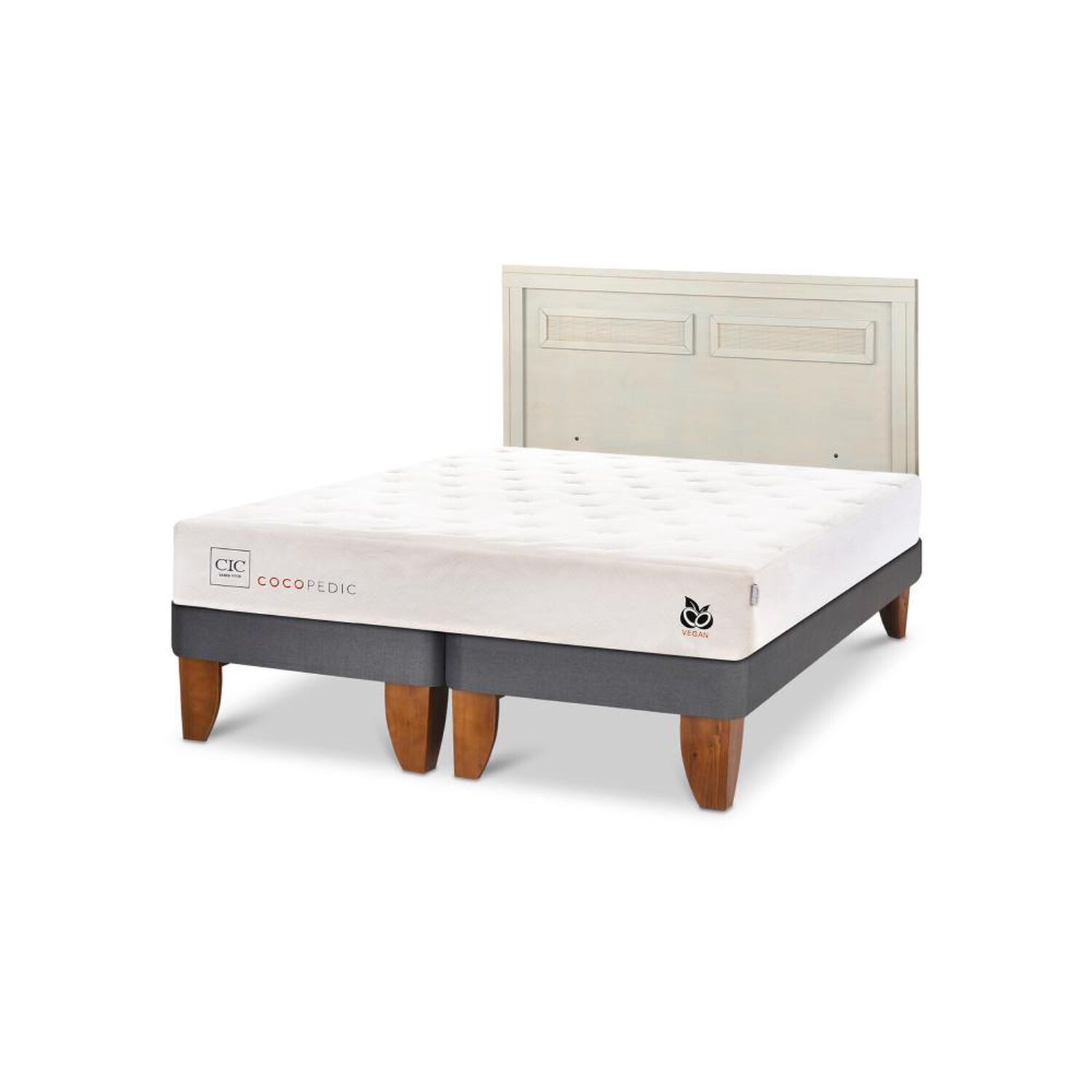 Cama Europea Cic Cocopedic / King / Base Dividida + Respaldo image number 5.0