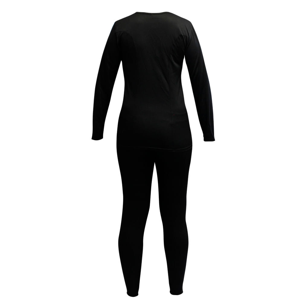 Conjunto Primera Capa Hw Poliester Cooldry Mujer Black image number 1.0