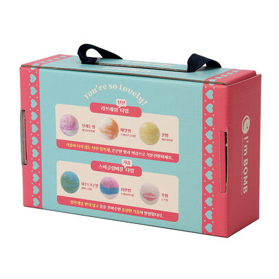 Set De 6 De Bombas De Tina Con Aroma Lovely 120g Im Bomb