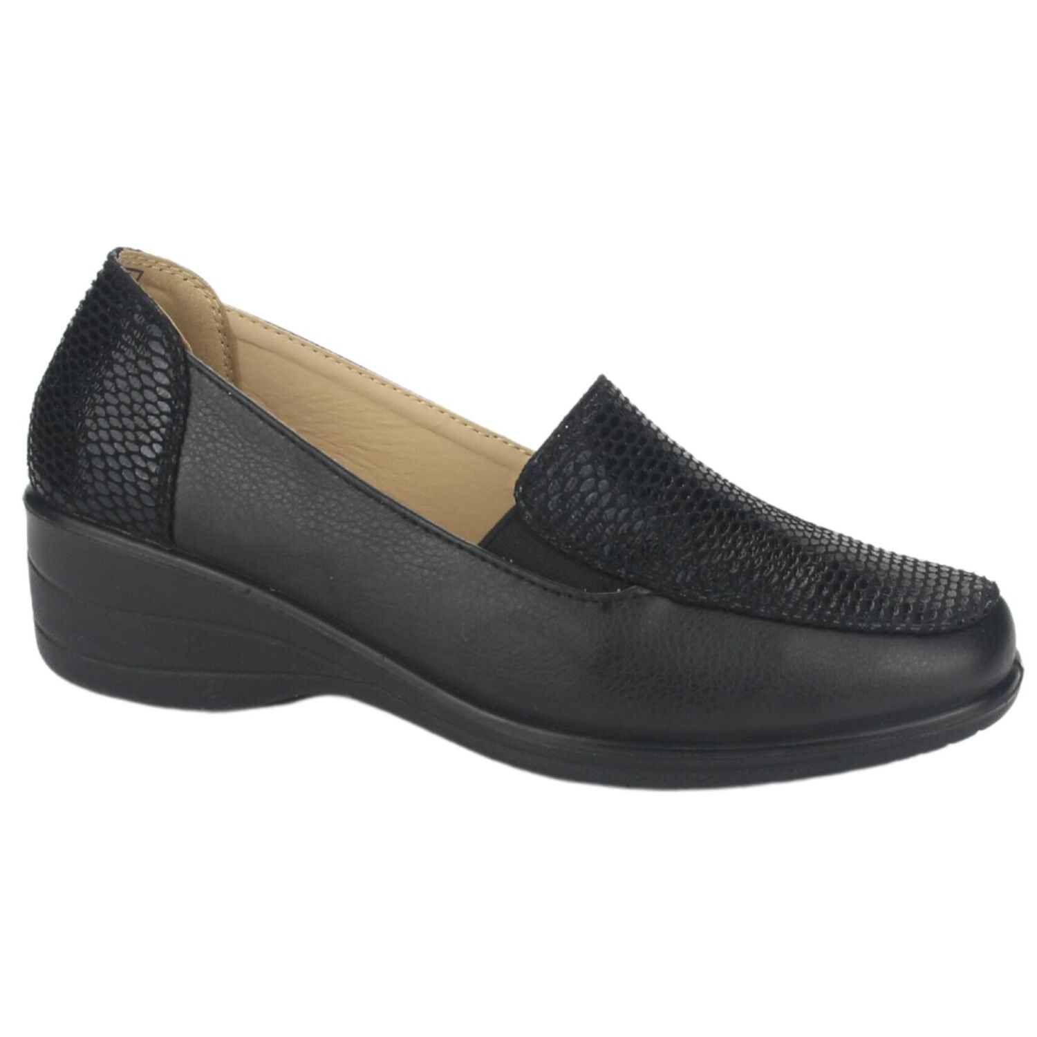 Zapato Chalada Mujer Oscar-1 Negro Comfort image number 0.0