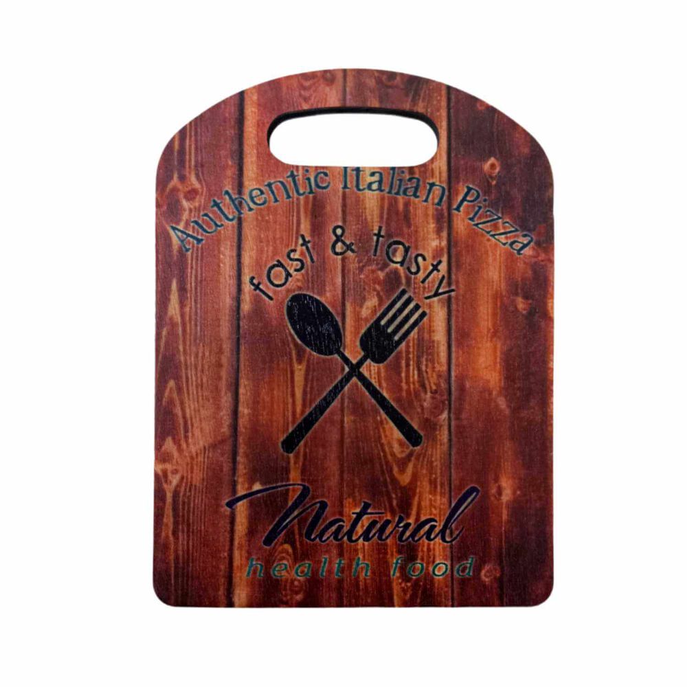 Tabla Para Cocktail Madera 22x16 Cm Natural Italian Pizza image number 0.0