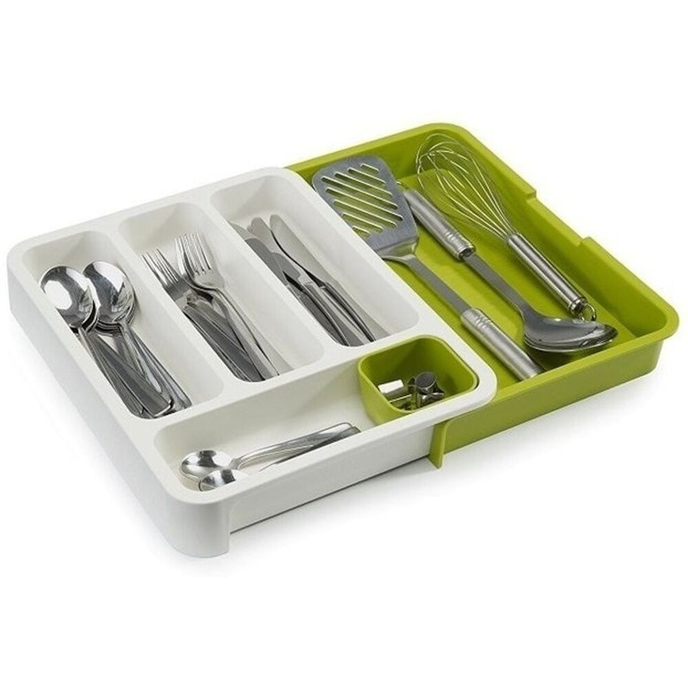 Organizador Cubiertos Extensible Ajustable Para Cajones image number 0.0