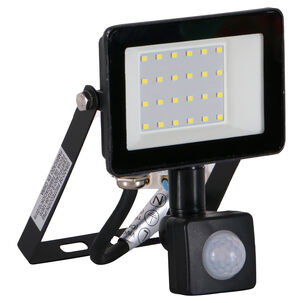 Proyector De Área Led Ultra Plano Con Sensor De Movimiento De 10w, Luz Día