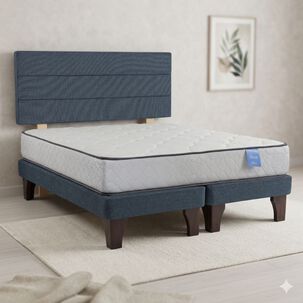 Cama Europea 2 Plazas 190 Rest Respaldo Atacama