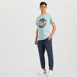 Polera Regular Manga Corta Cuello Redondo Hombre Ocean Pacific