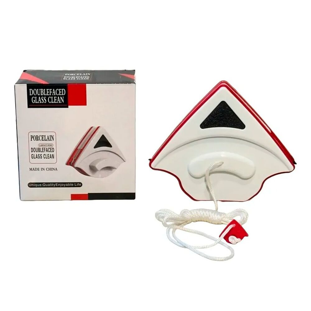 Limpiador De Vidrios Magn&eacute;tico De Doble Cara Blanco image number 4.0