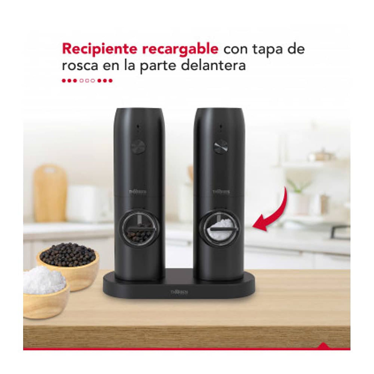 Moledora De Especias Usb Thor Usb Grinder Set image number 5.0