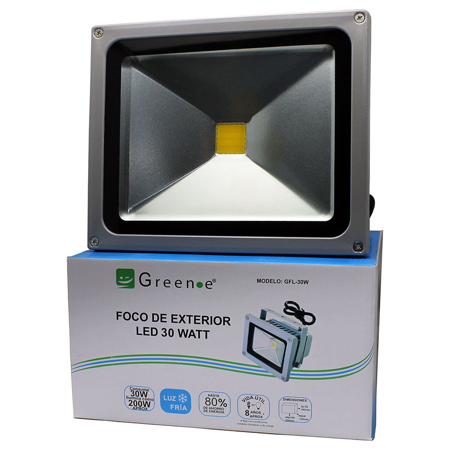 Foco Exterior Led 30w. Luz Fr&iacute;a image number 2.0