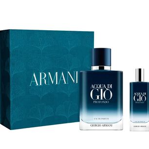 Acqua Di Gio Profondo 100 Ml Edp + 15 Ml Giorgio Armani Set