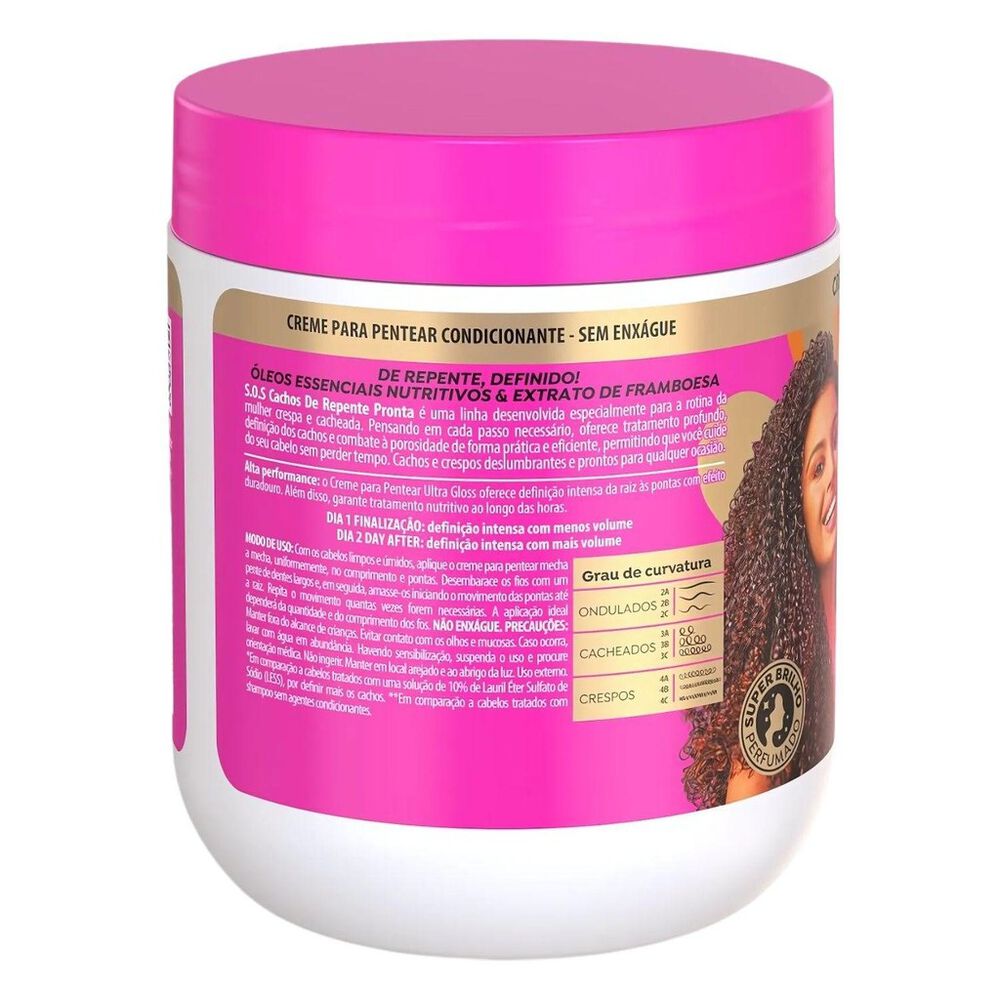 Crema Para Peinar Ultra Gloss De Pronta 500gr Salon Line image number 1.0