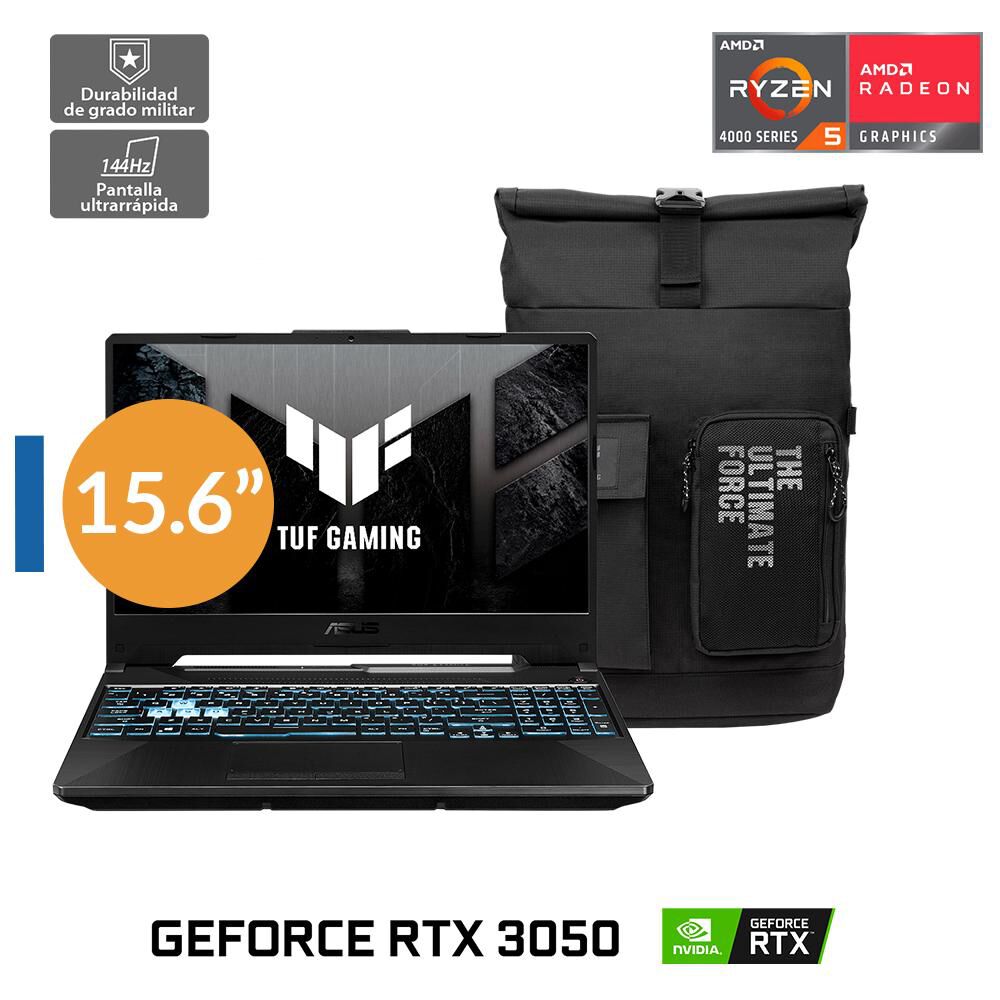 Notebook Gamer 15.6" Asus TUF Gaming  A15 /AMD Ryzen 5 / 8 GB / Nvidia Geforce RTX 3050 / 512 GB SSD image number 0.0