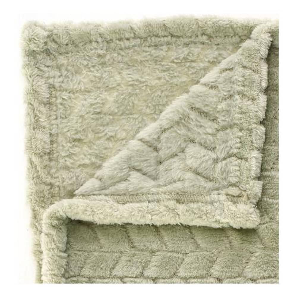 Frazada Andes Jacquard Flannel Verde 2 Plaza image number 4.0