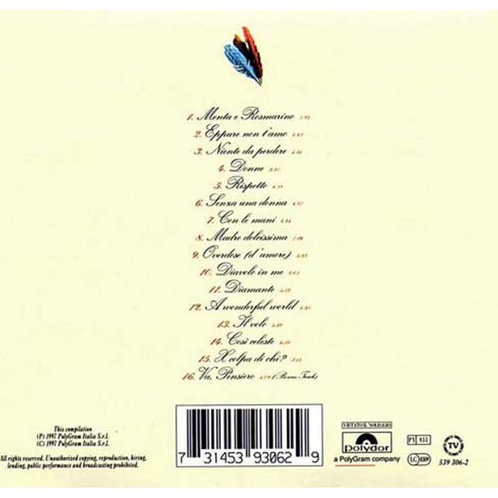 Zucchero Fornaciari - The Best Of | Cd image number 1.0